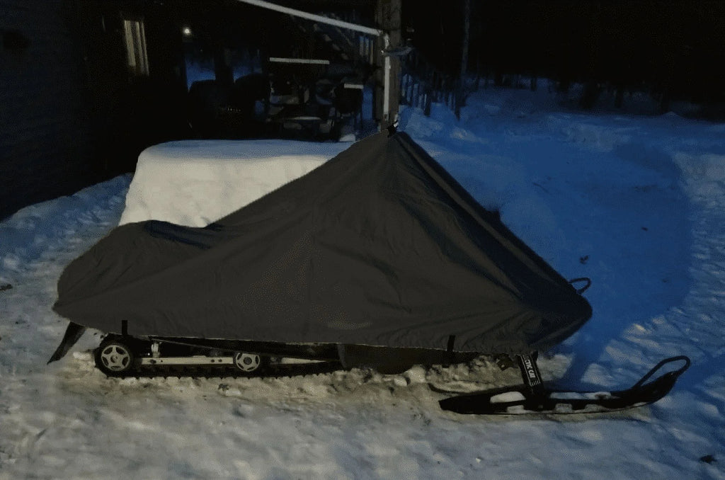 200 Denier All Black Snowmobile Cover M43982