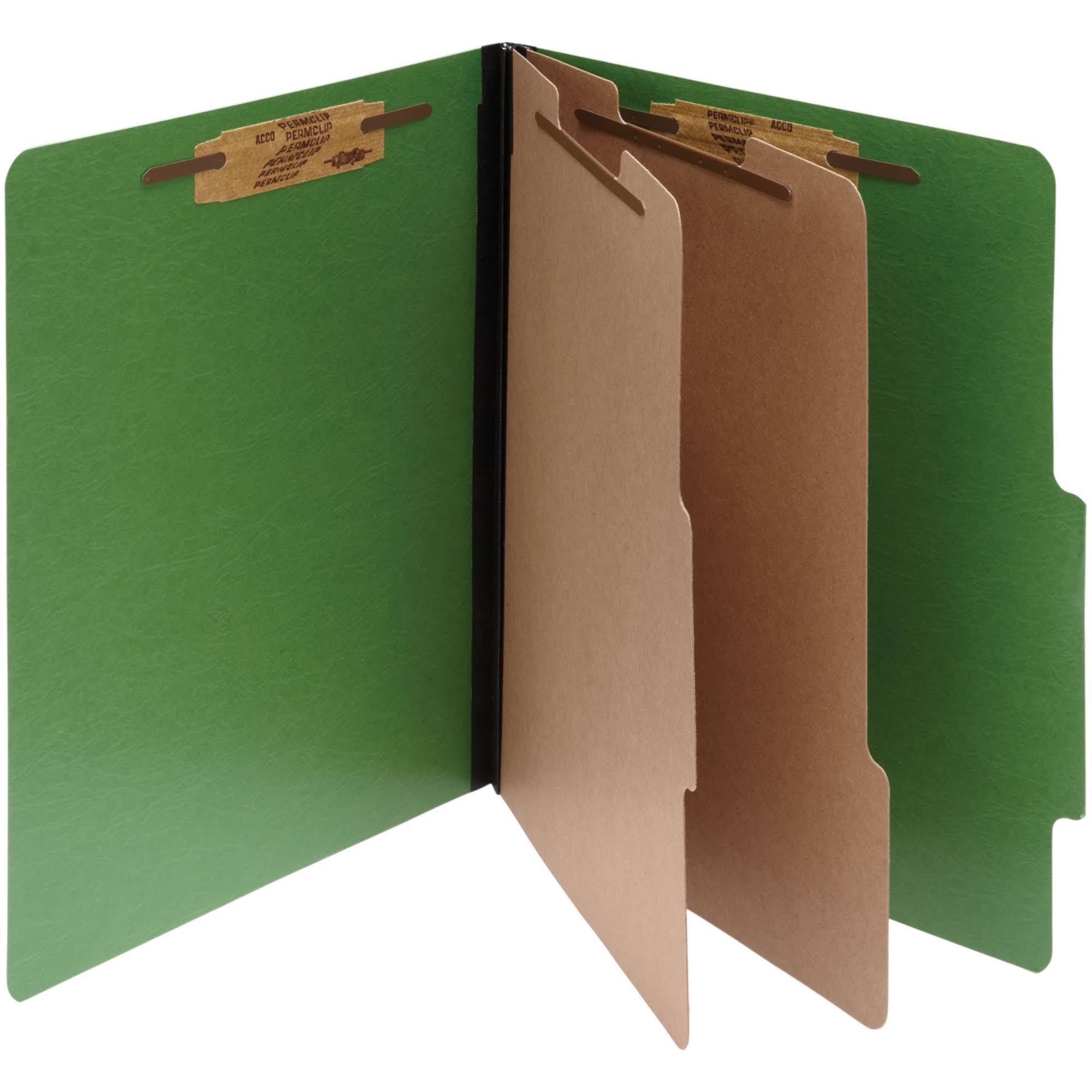 Dark Green 6-Part Classification Folder - 10 Pieces Y711