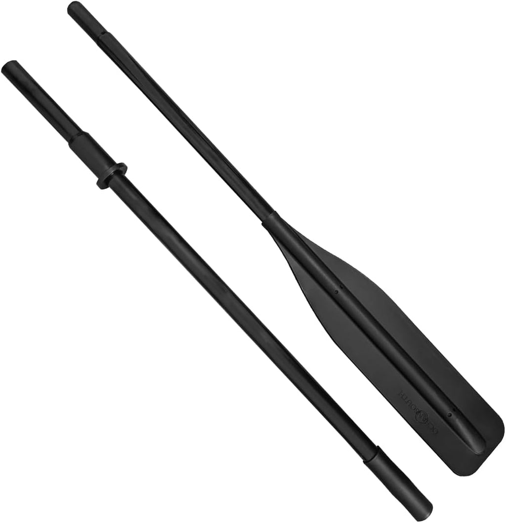 Flat Blade Boat Oars With Oar Sleeves 2 Pieces Detachable H8858