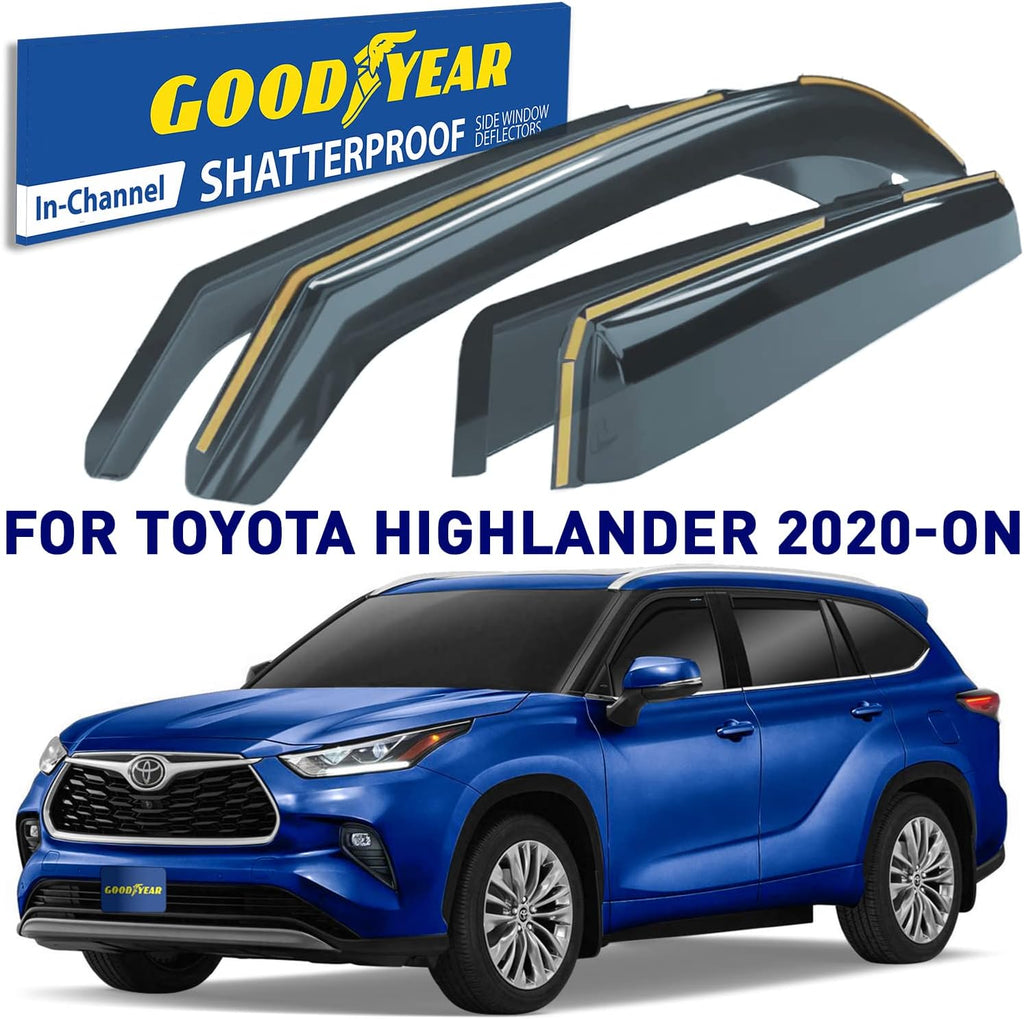 4 pcs In-Channel Window Deflectors for Toyota RAV4 2019-2022 Y97792
