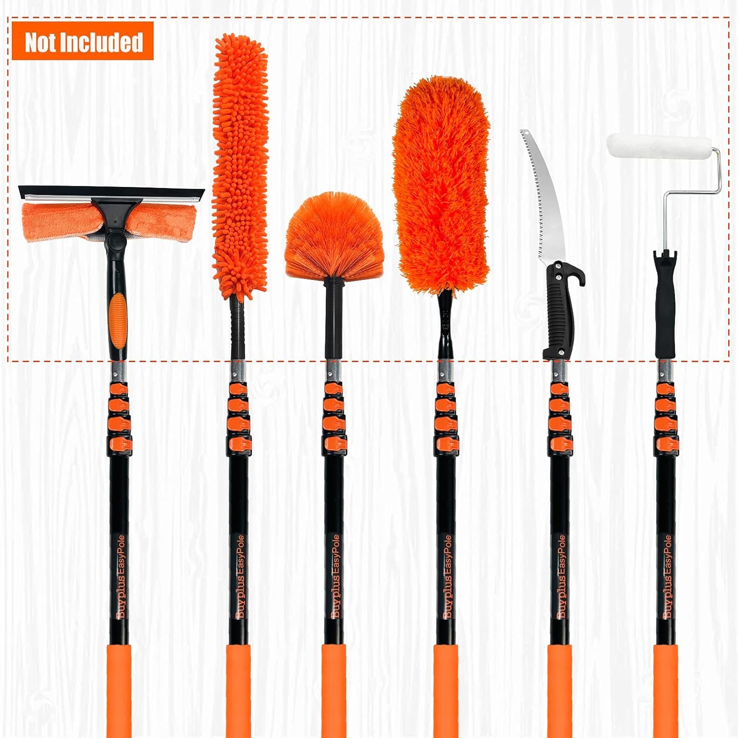 5-to-20 Foot Telescopic Extension Pole, Pack of 2 Z716281
