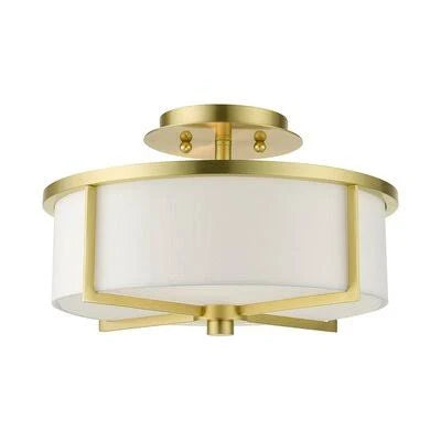 Semi Flush Mount Light Fixture W7534