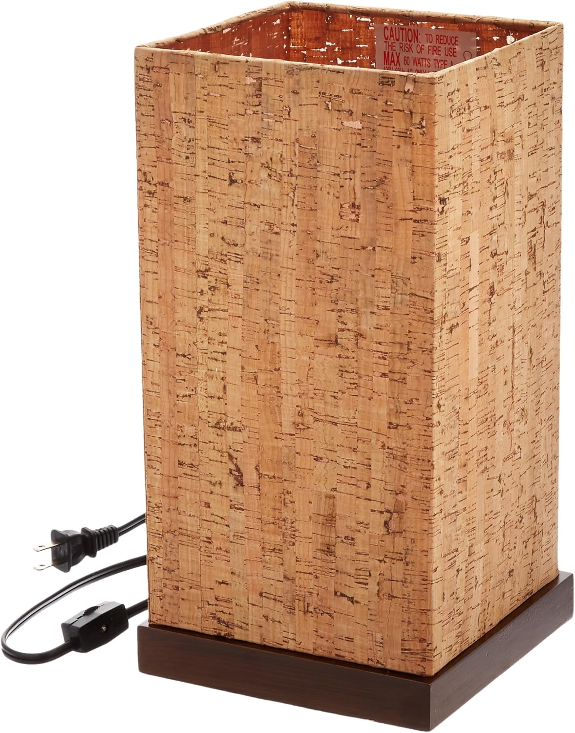 Walnut Rubber Wood Floor Lamp Z3634