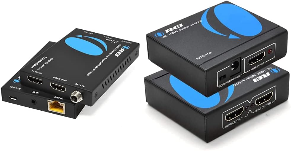 HDMI Extender UltraHD Over Single Cat6/Cat7 Cable 4K @ 60Hz with HDR & IR Control R4618