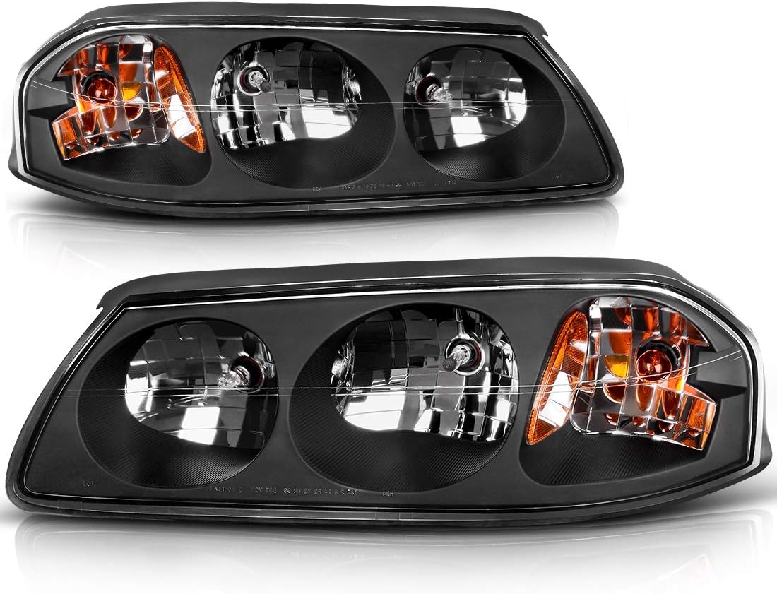 Headlight Assembly Compatible with 2000-2005 Chevy Impala M9909