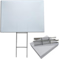 Blank Yard Signs 18x24 with h-Stakes, Box of 50 V928