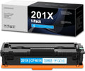 Cyan 201X CF401X Toner Cartridge Replacement for HP Color Pro M252dw M252n MFP M277n M277dw M274n Printer Pack of 2 F745460