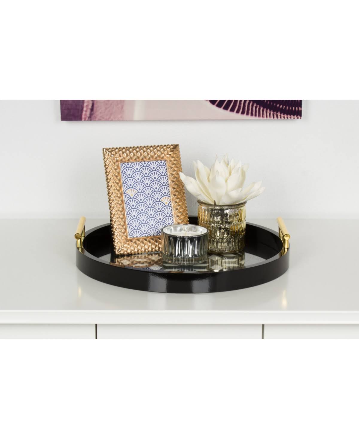 Pink Round Cut-Out Tray B4154