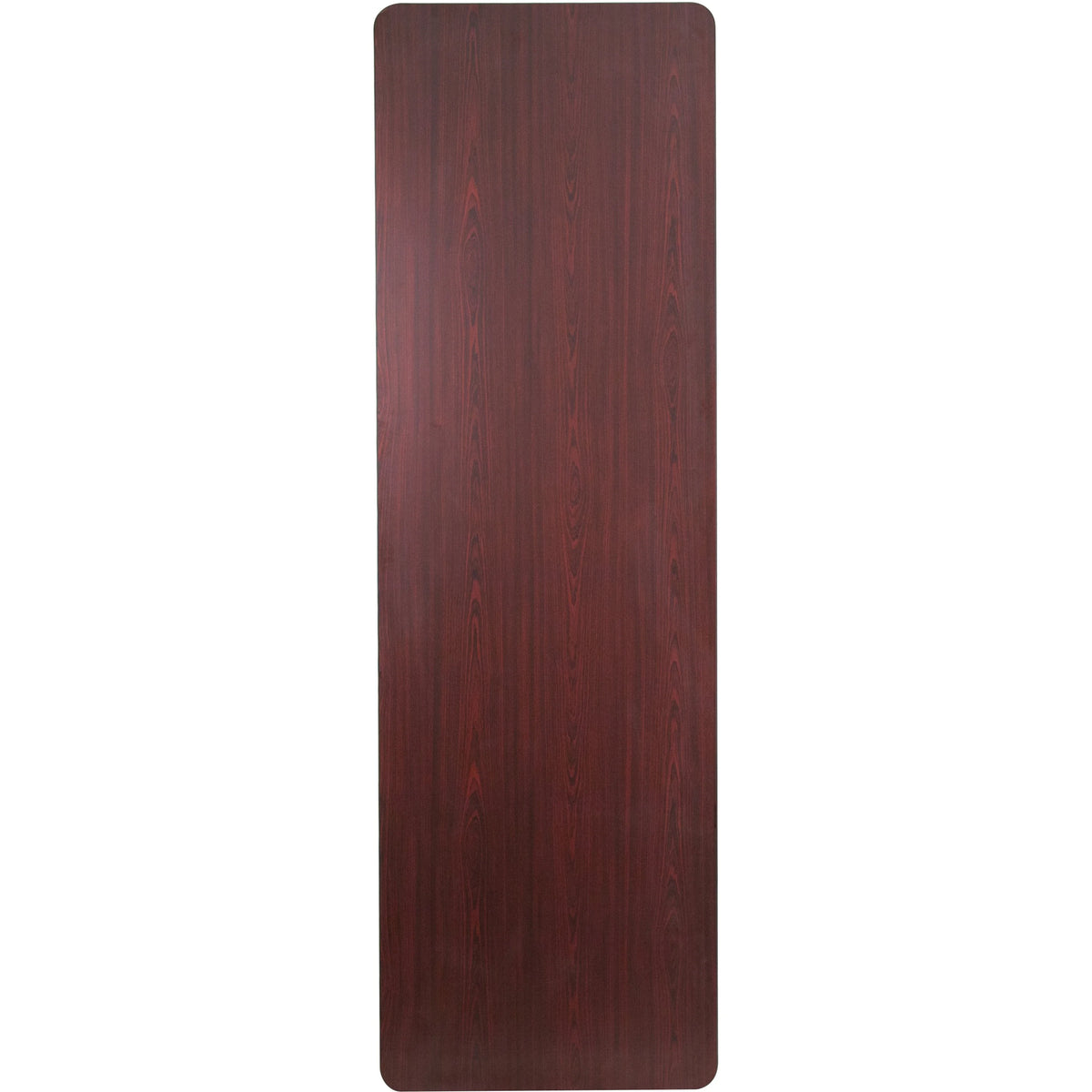 8-Foot Mahogany Melamine Laminate Folding Banquet Table O772