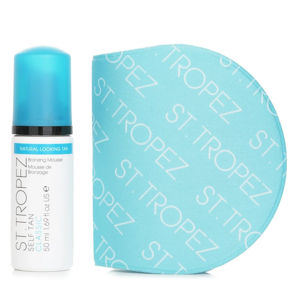 Self Tan Bronzing Mousse 50ml with Application Mitt Q429