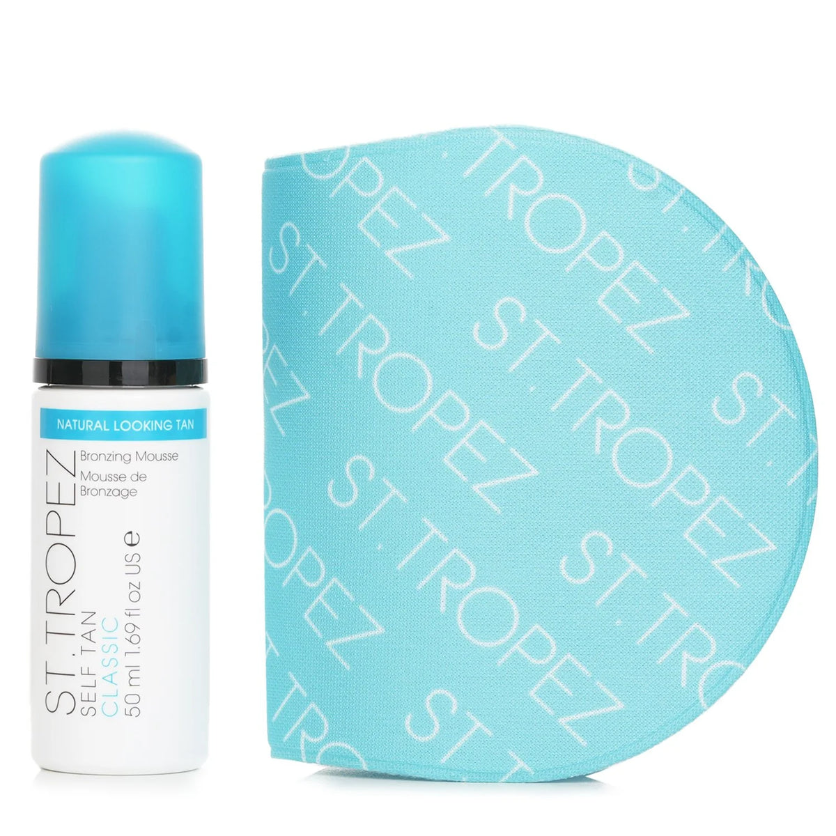 Self Tan Bronzing Mousse 50ml with Application Mitt Q429