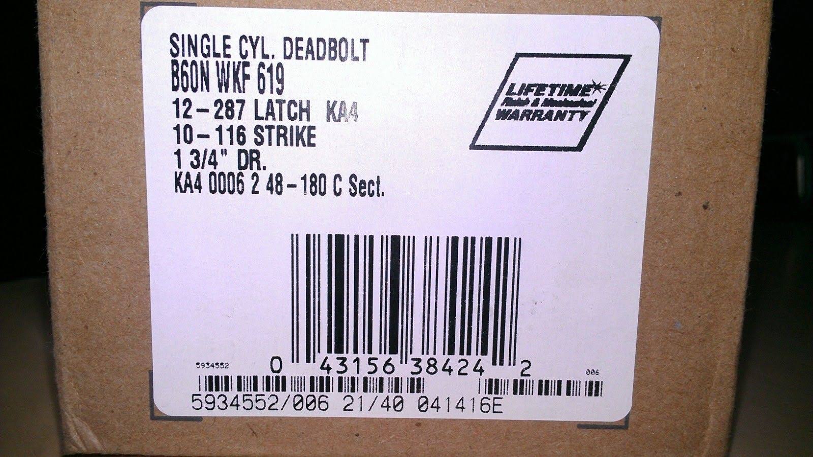 Single Cylinder Deadbolt with Satin Nickel Trim T85082