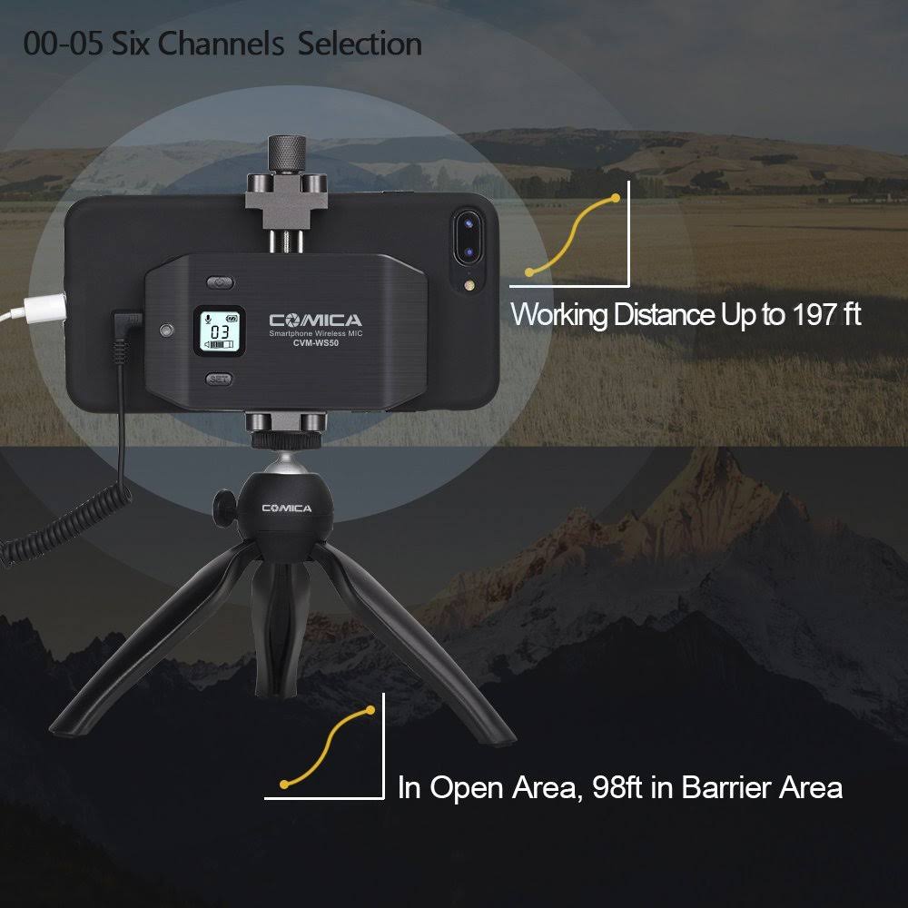 Wireless Smart Phone Lavalier Microphone System N5678