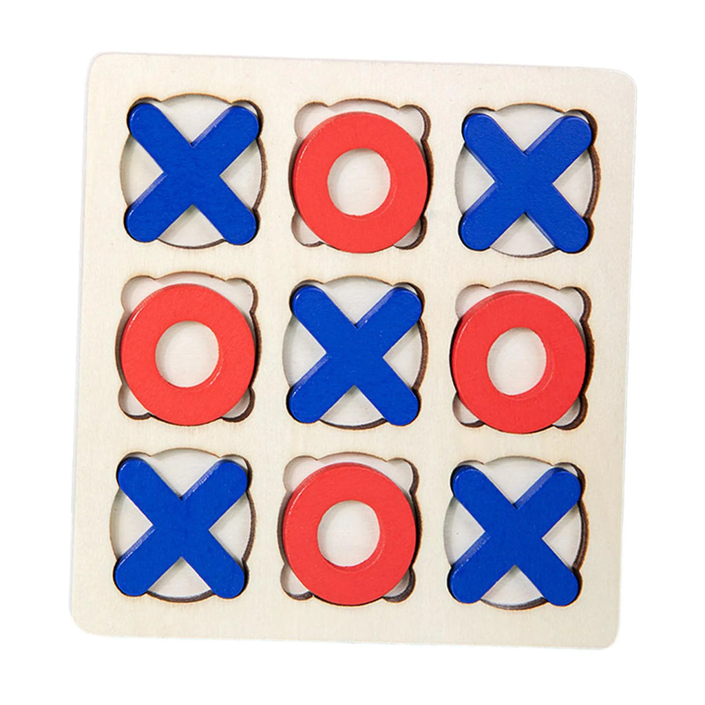 Tic Tac Toe Board Game 14.7x14.7cm Table Toy R7863