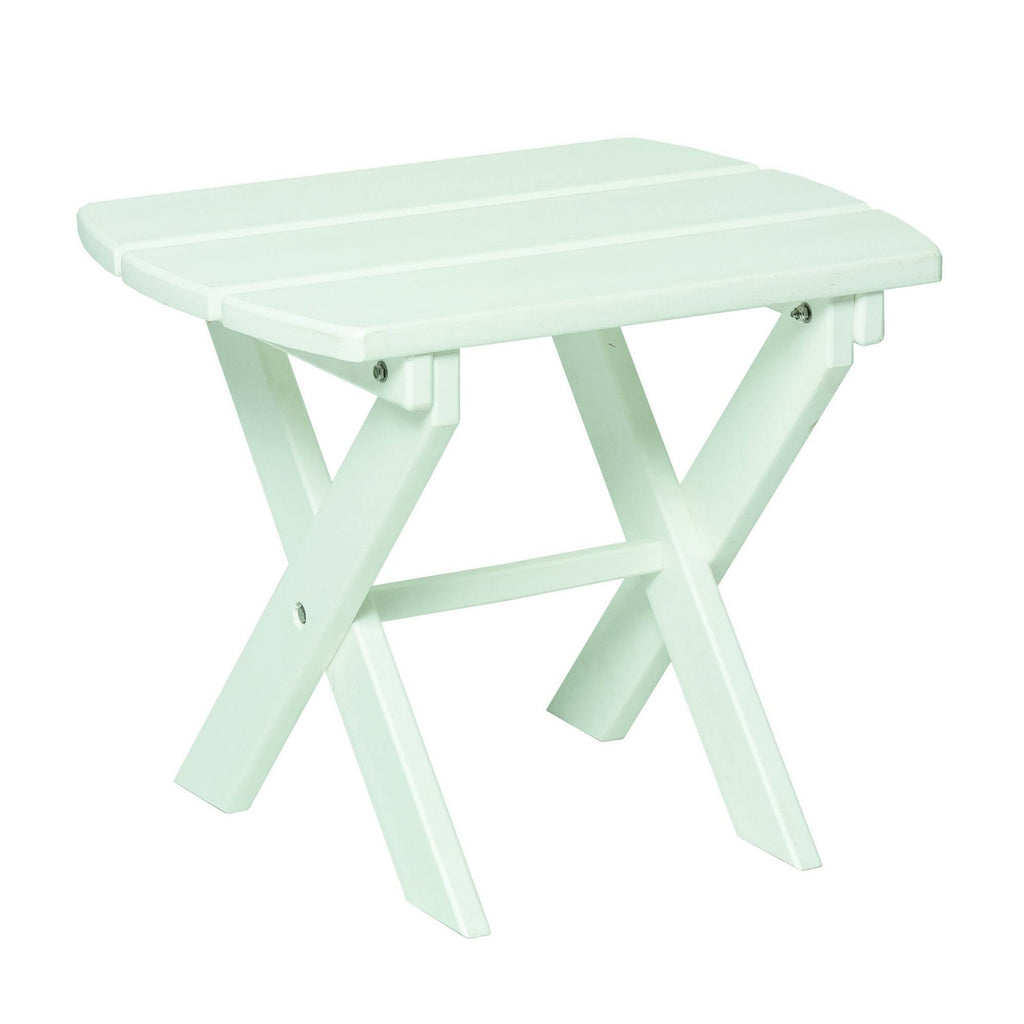 Lime Green Recycled Poly Lumber Folding End Table W726995