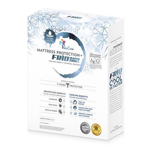 5-Sided Full XL White Mattress Protector X5857