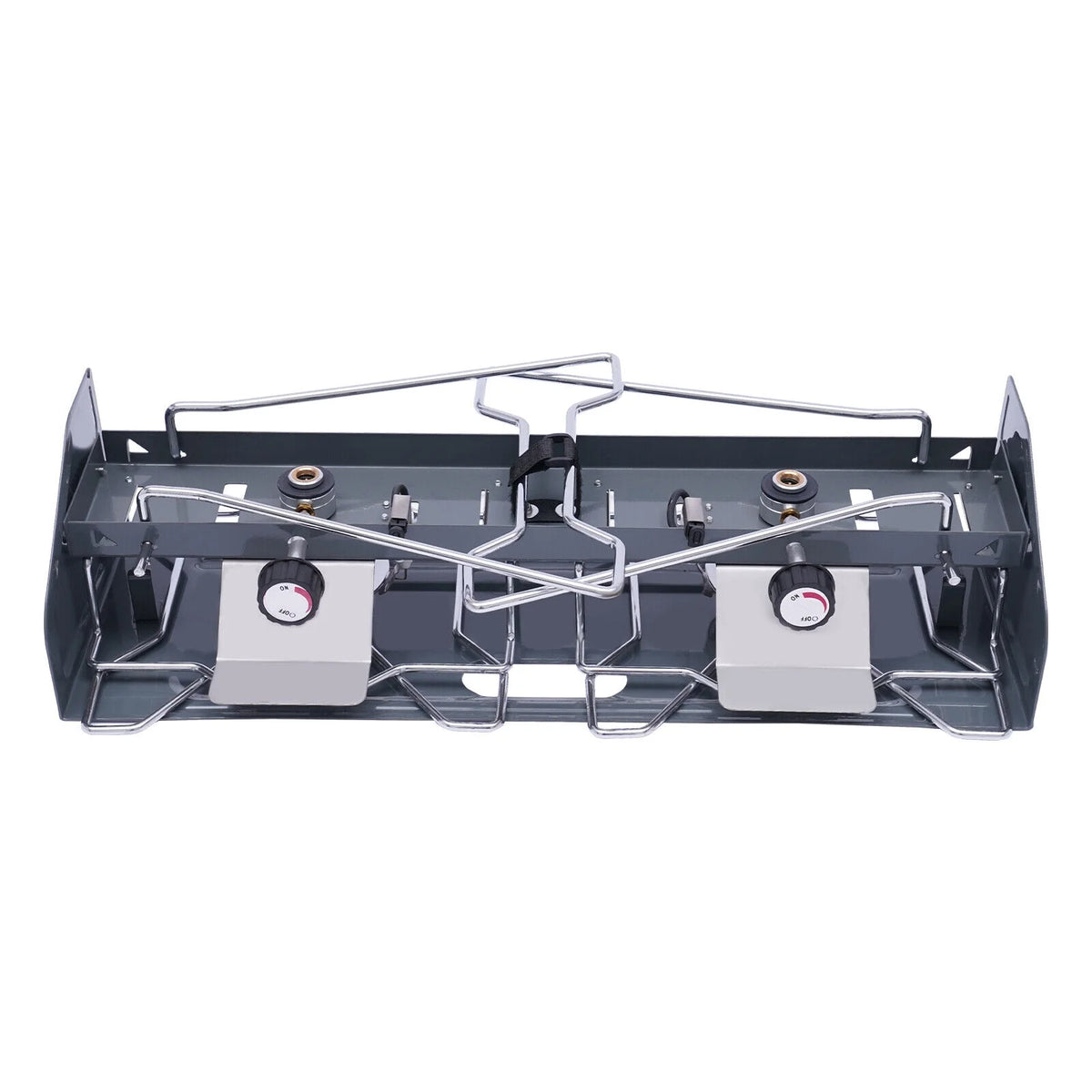 14inch 2 Burner Butane Gas Camping Stove Cooktop S6125