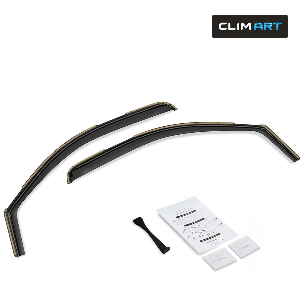 2pcs In-Channel Rain Guards for Chevrolet Silverado 1500 Regular Cab E879