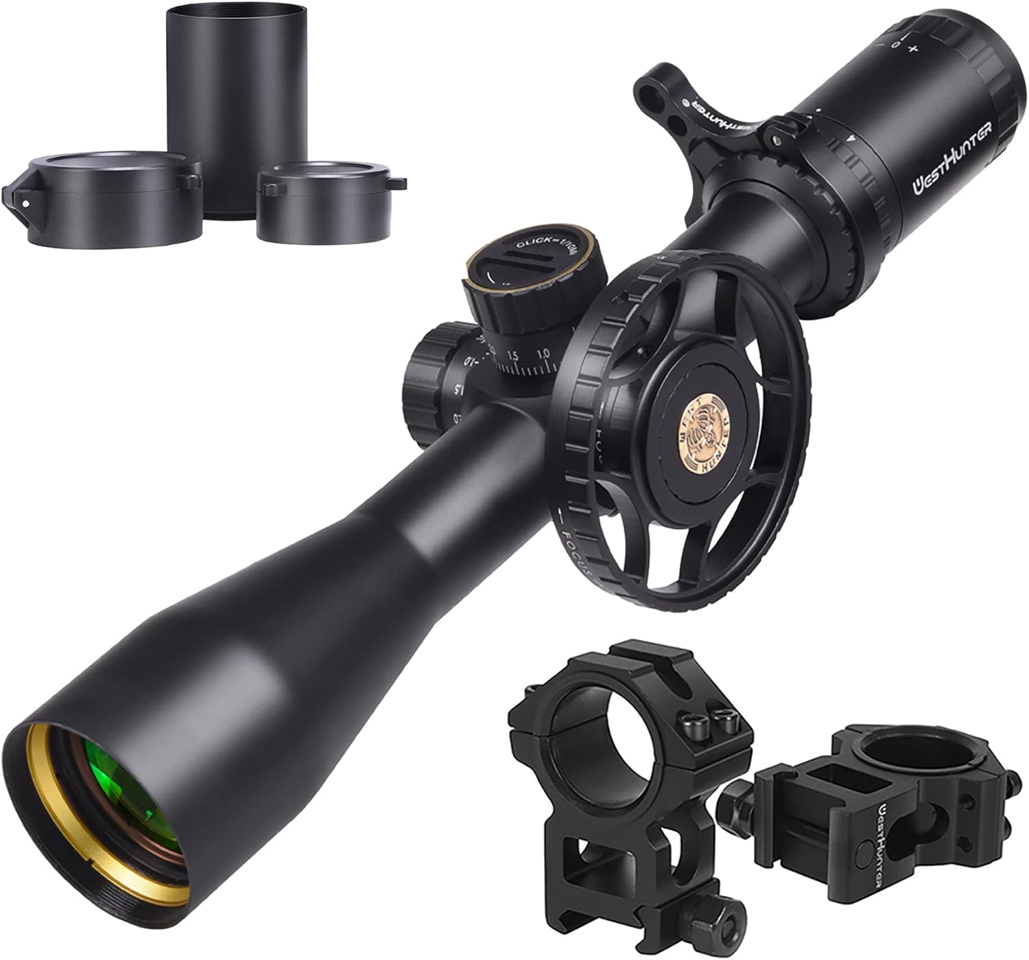 HD 4-16x44 FFP Riflescope, 30mm Tube First Focal Plane Tactical Scope M171