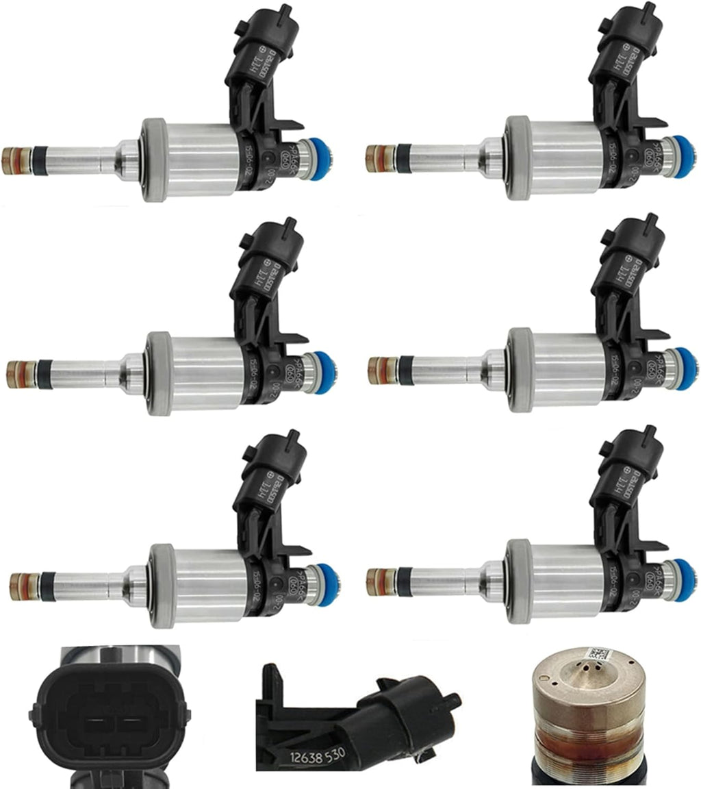 6X Fuel Injector Replacement for Chevrolet Camaro Traverse GM GMC Acadia CTS 3.6 H115625