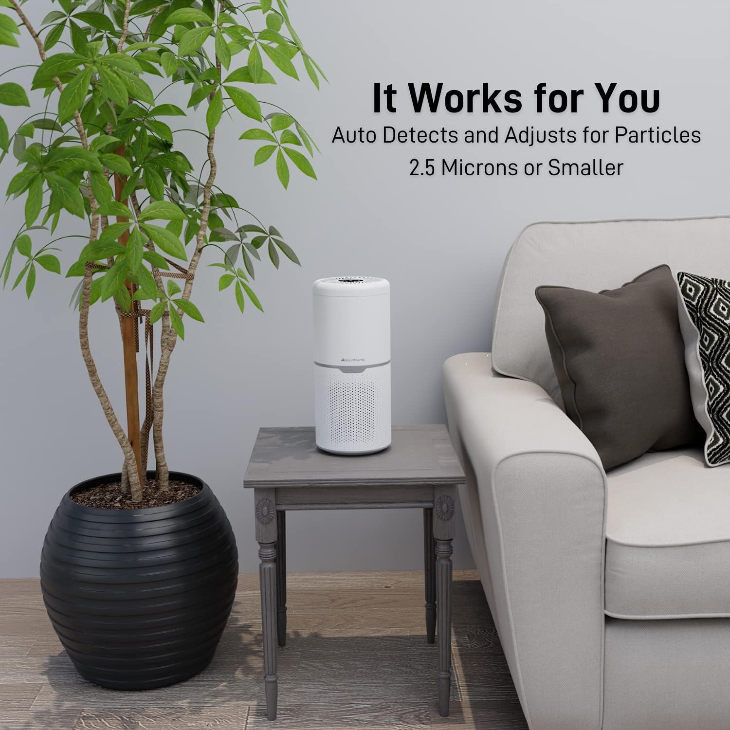 UV Air Purifier With HEPA Filter H13 and Auto Detect Y3831