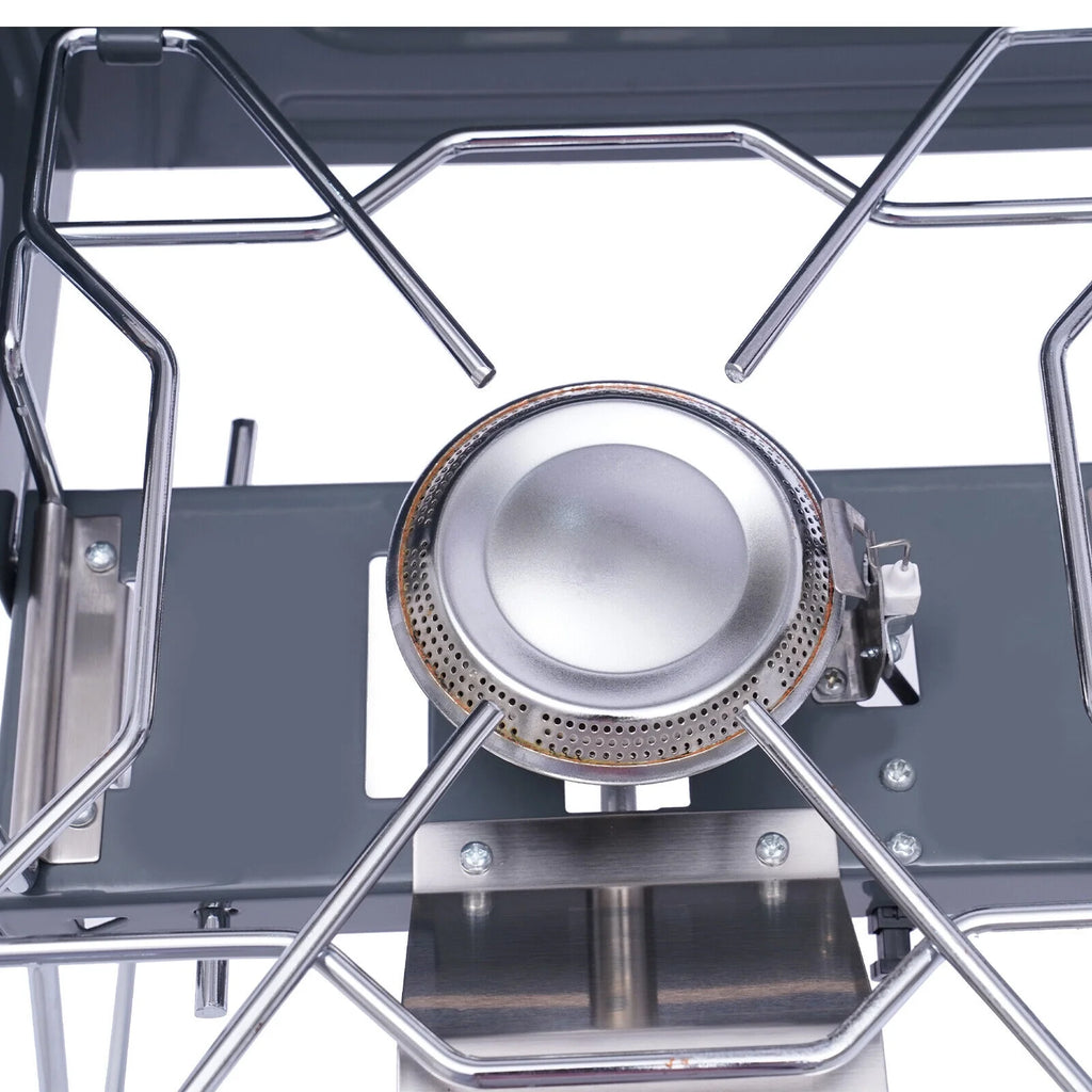 14inch 2 Burner Butane Gas Camping Stove Cooktop S6125