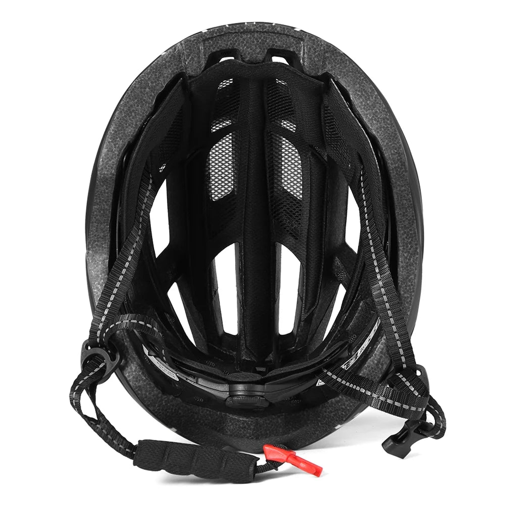 Mountain Bike Helmet Motorcycling Helmet with Back Light Detachable Magnetic Visor UV Protective L725