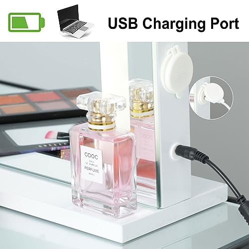 White Dimmable LED Makeup Mirror L9892