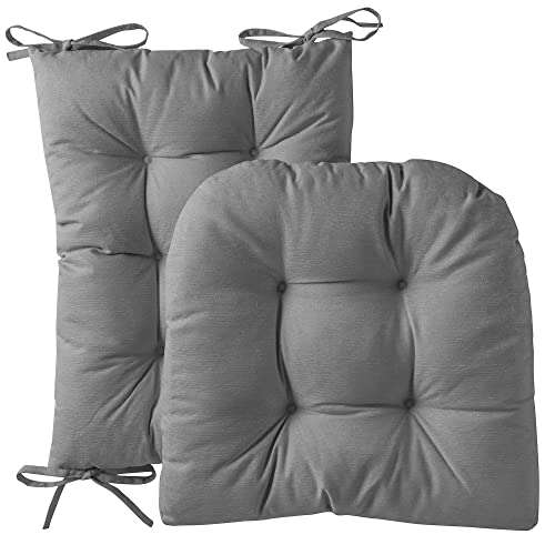 Sage Rocking Chair Cushion Set of Upper and Lower with Ties F88407