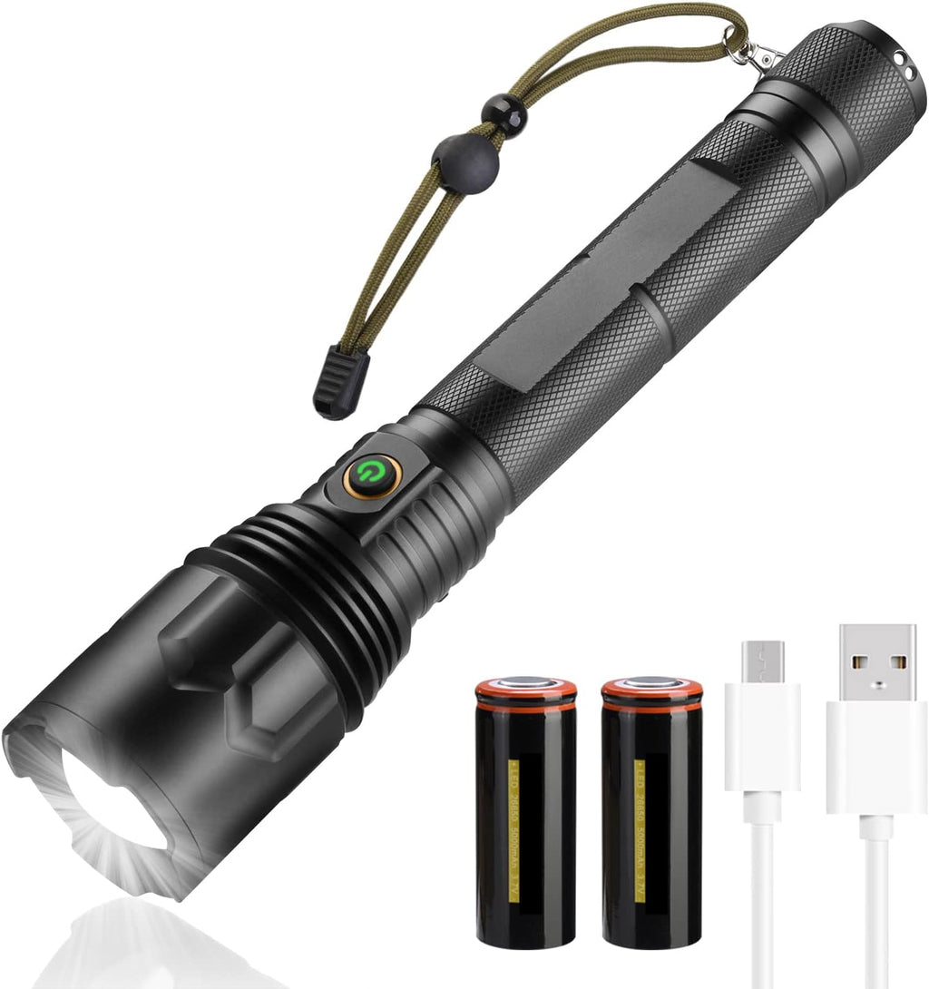 6000 Lumen Rechargeable LED Tactical Flashlight K7408