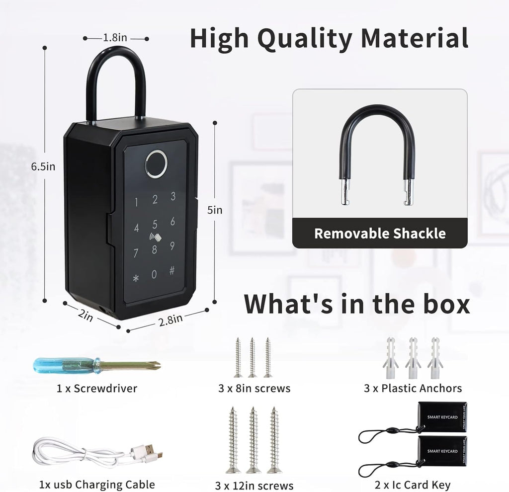 Key Lock Box with App Remote Access E619933