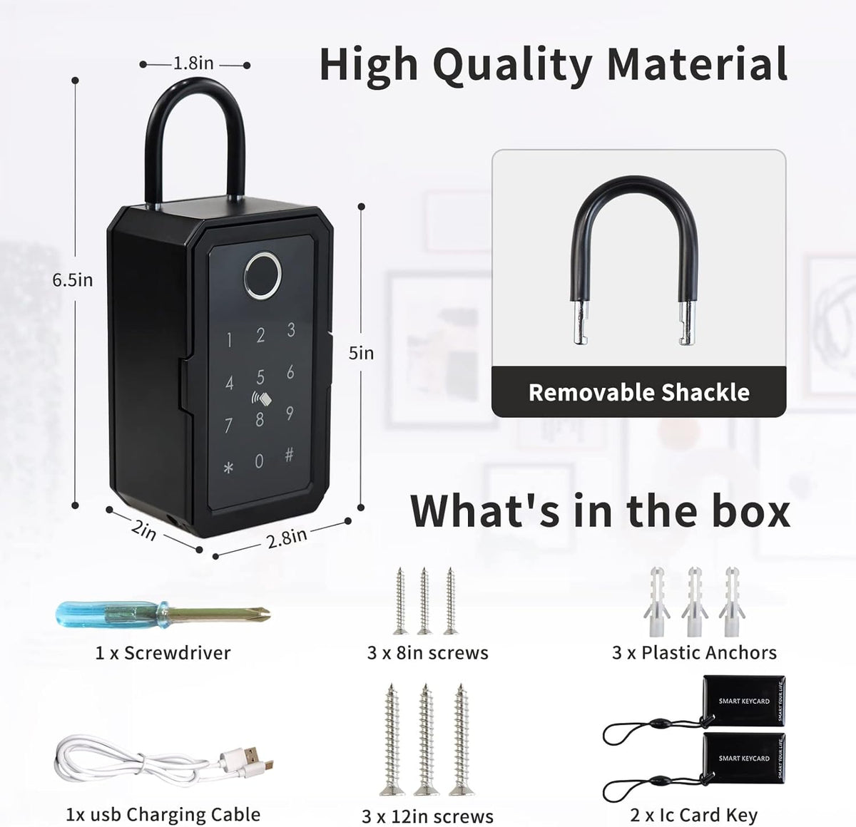 Key Lock Box with App Remote Access E619933