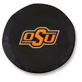 Black Vinyl Fitted Car Tire Cover P329