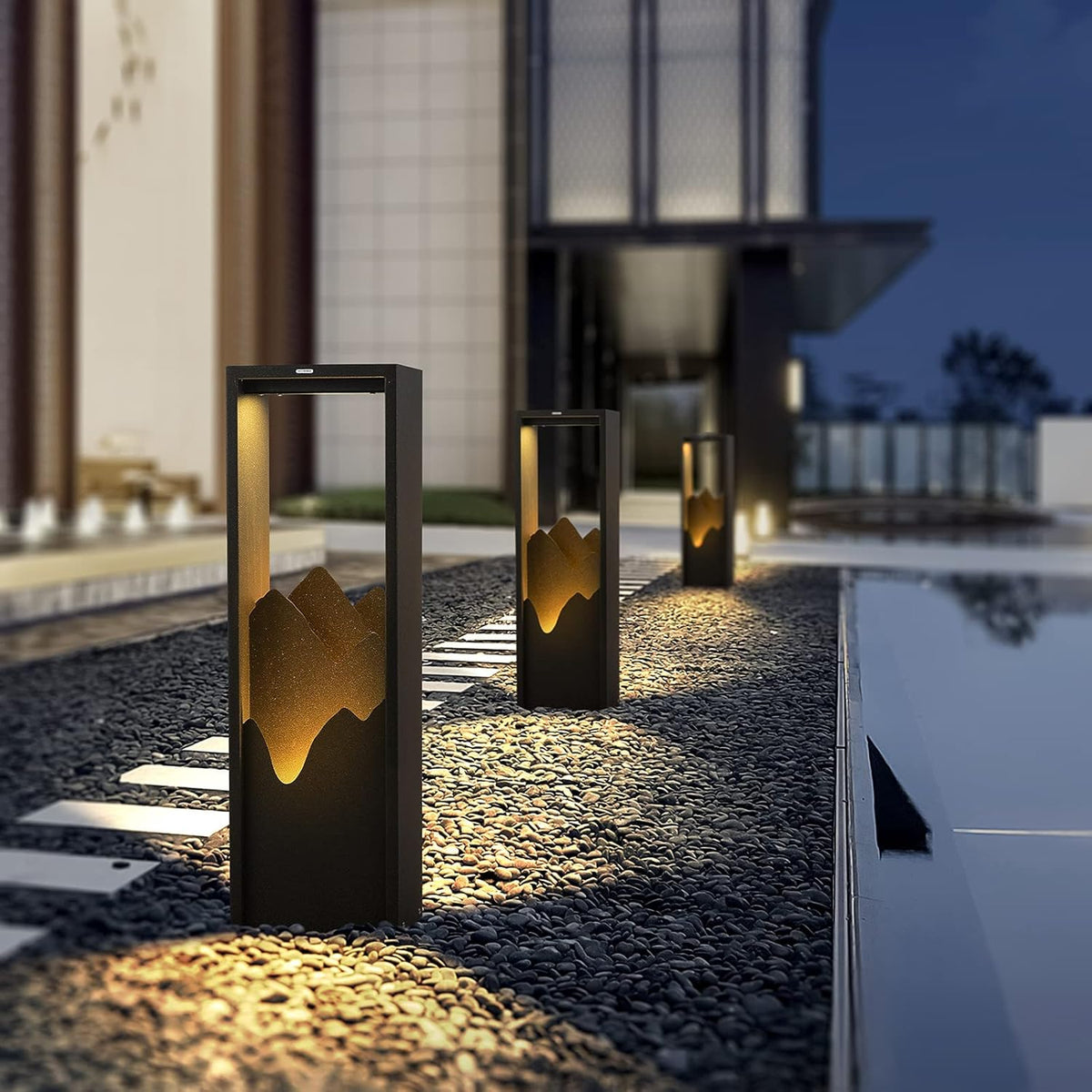 Stainless Steel 26 Inches LED Outdoor Bollard Light W362