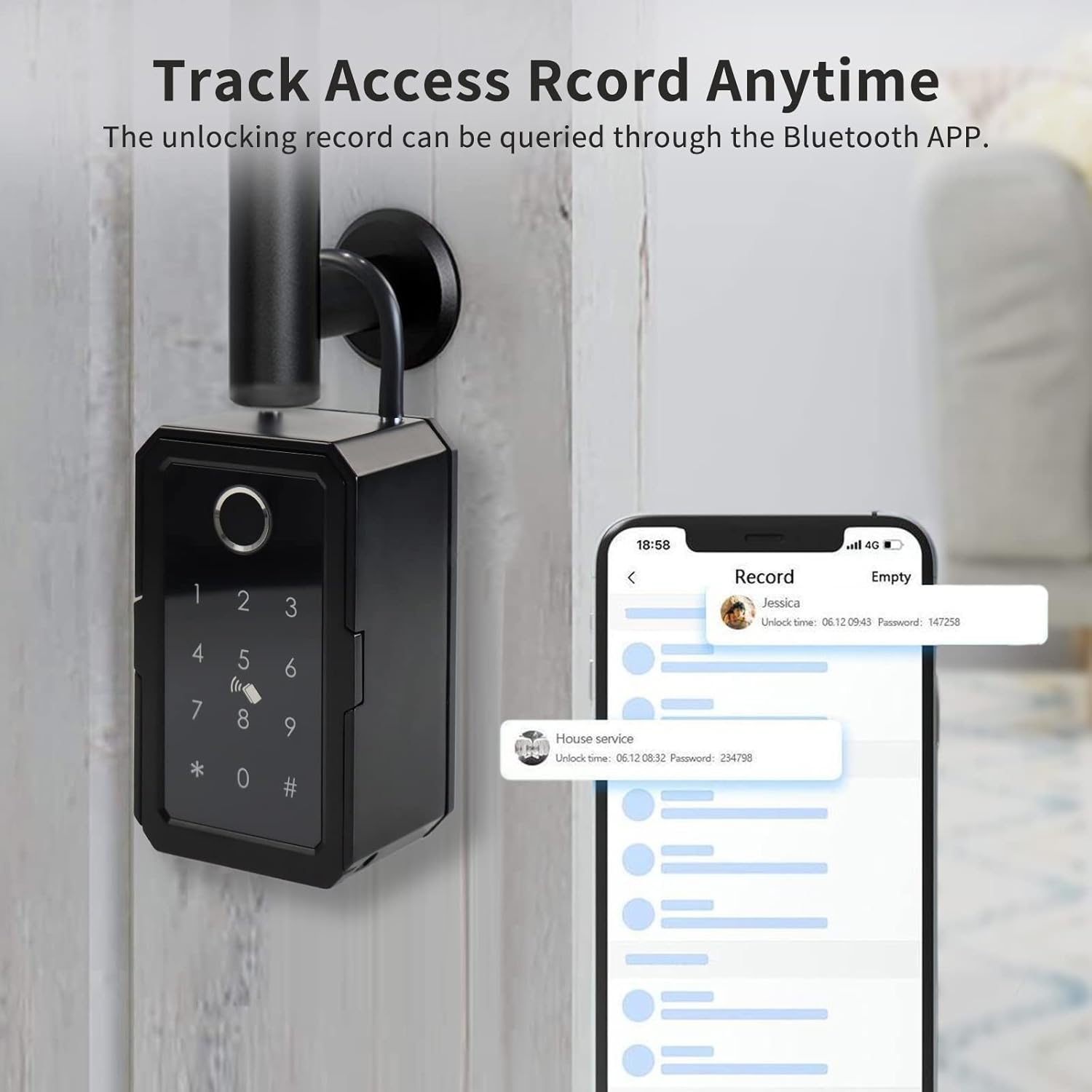 Key Lock Box with App Remote Access E619933