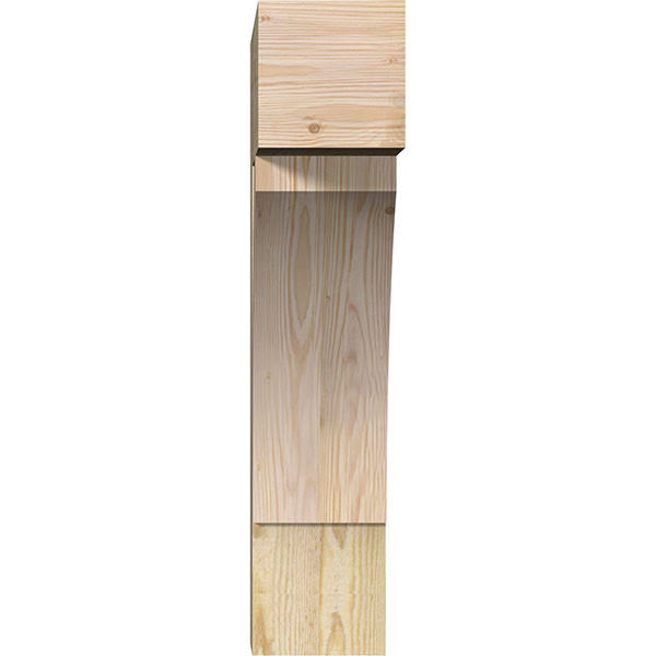 6x22W x 20x22D x 28x22H Rough Sawn Douglas Fir Bracket L5175