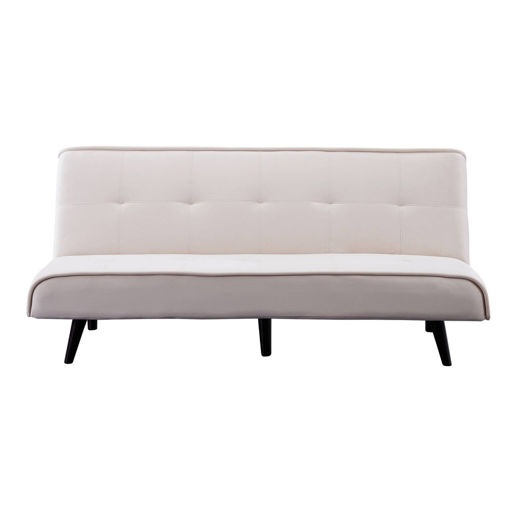 Navy Blue Velvet Convertible Sofa Q319759