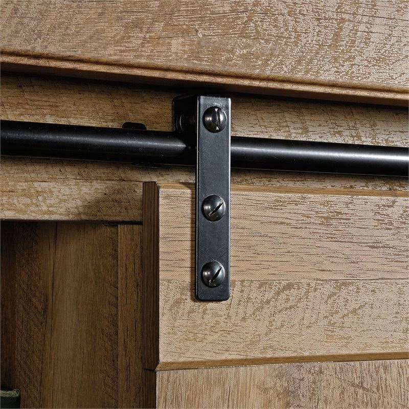 6 Shelf Storage Cabinet in Craftsman Oak A883