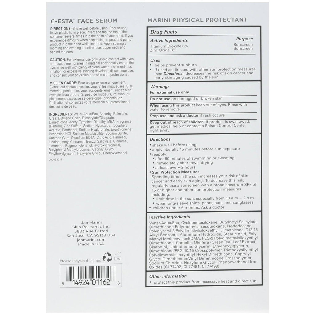 Marini Physical Protectant SPF 45 P7097
