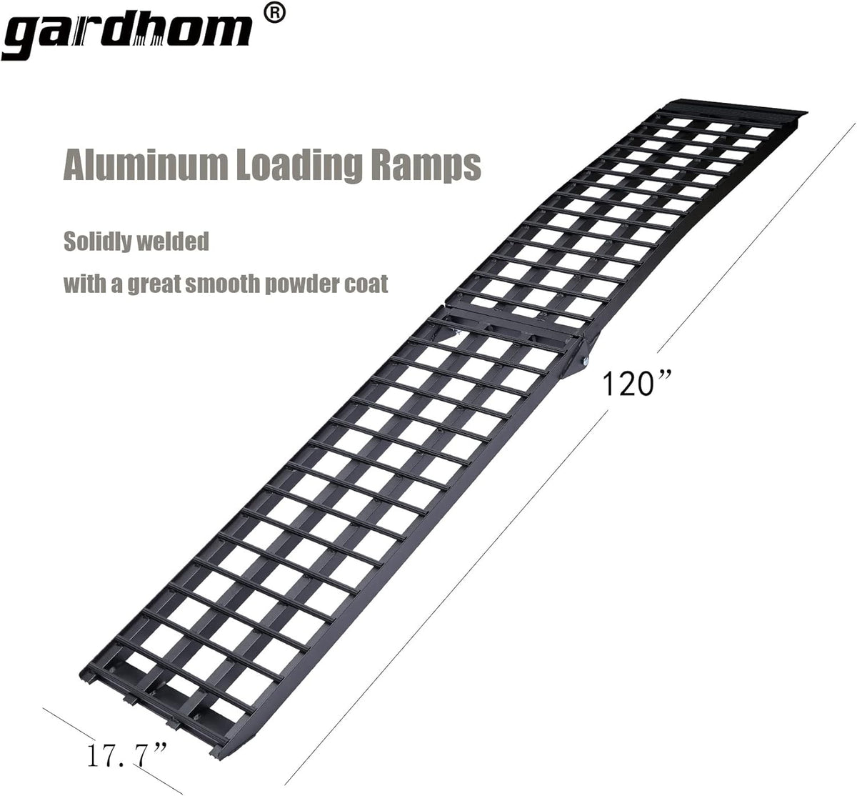 1500 lbs Capacity Portable Aluminum Folding Loading Ramp X196687