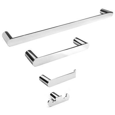 4 Piece Solid Stainless Steel Bathroom Hardware Set J275139