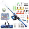Children's Telescopic Casting Fishing Rod and Reel Kit with Carry Bag W84865