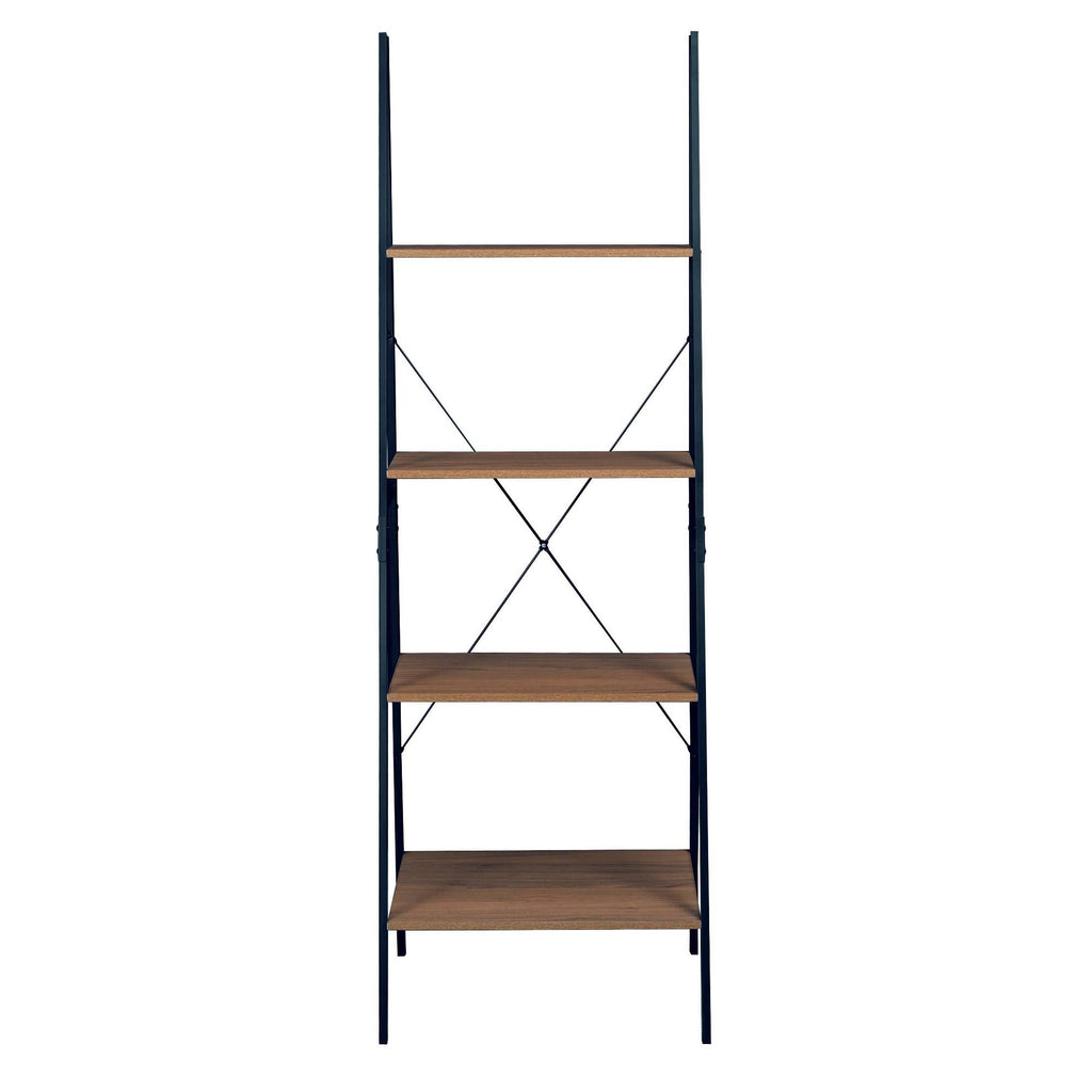 72x22 Ladder Bookcase Urban Walnut T667340