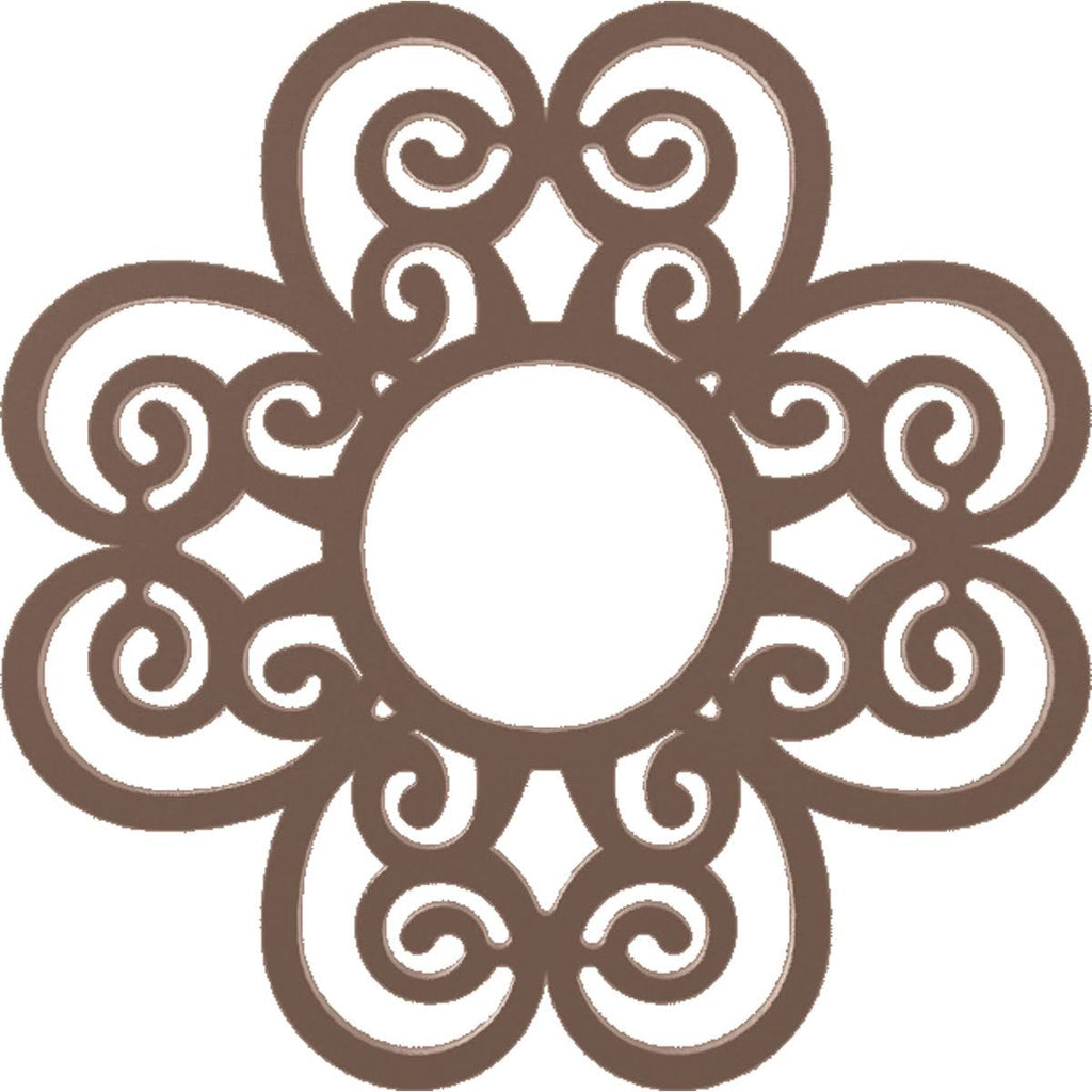 Copper PVC Pierced Ceiling Medallion C5186