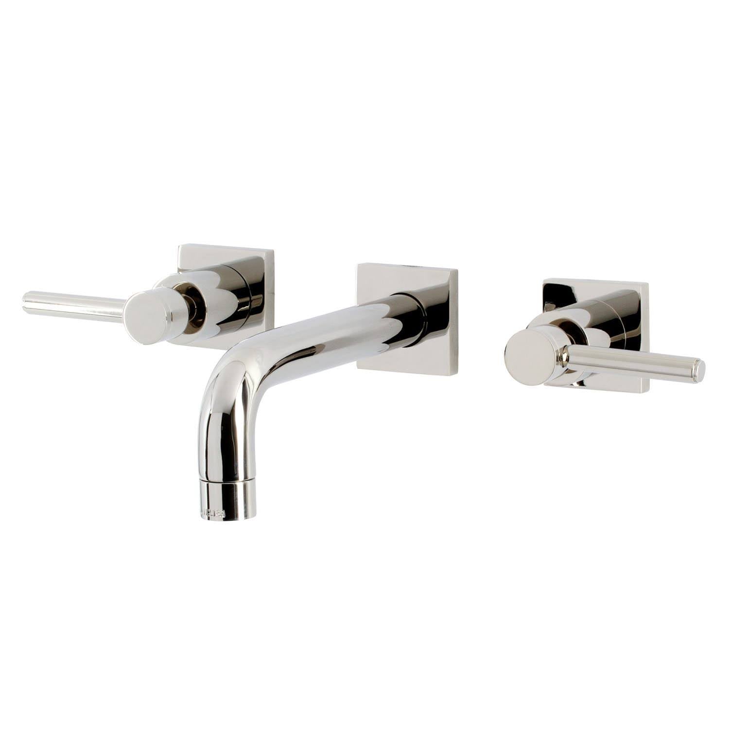 Polished Nickel Wall Mount Bathroom Faucet F182528