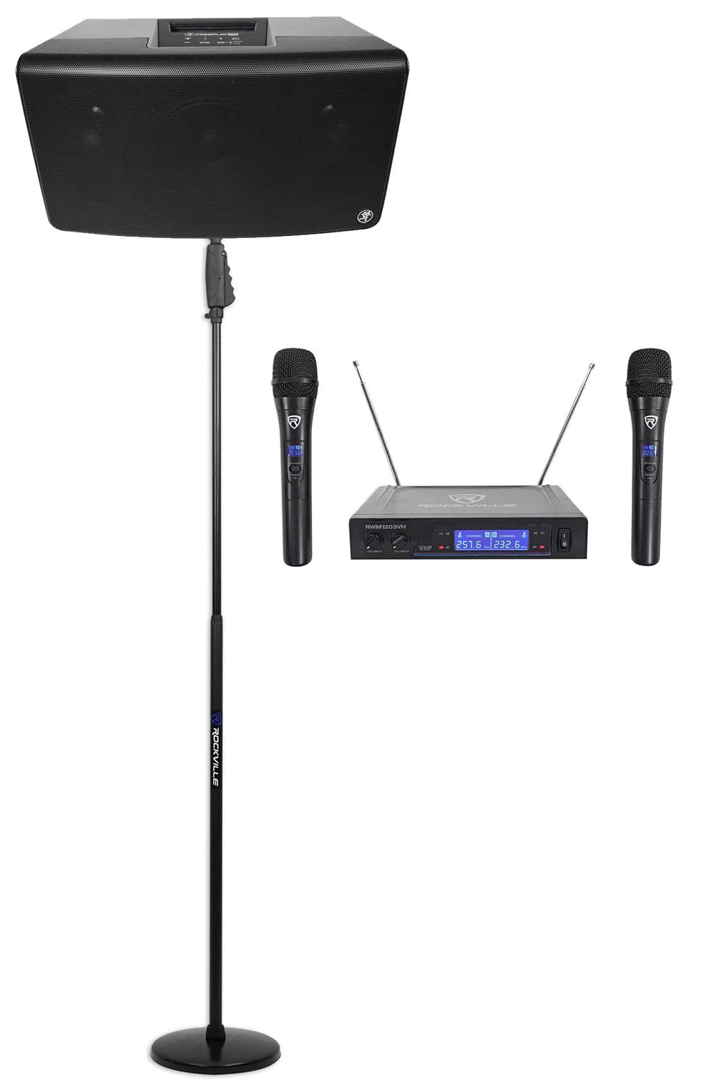 Wireless Speaker Sound System with Wireless Mics U85795