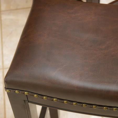 Brown Backless Counter Stools (Set of 2) W547327