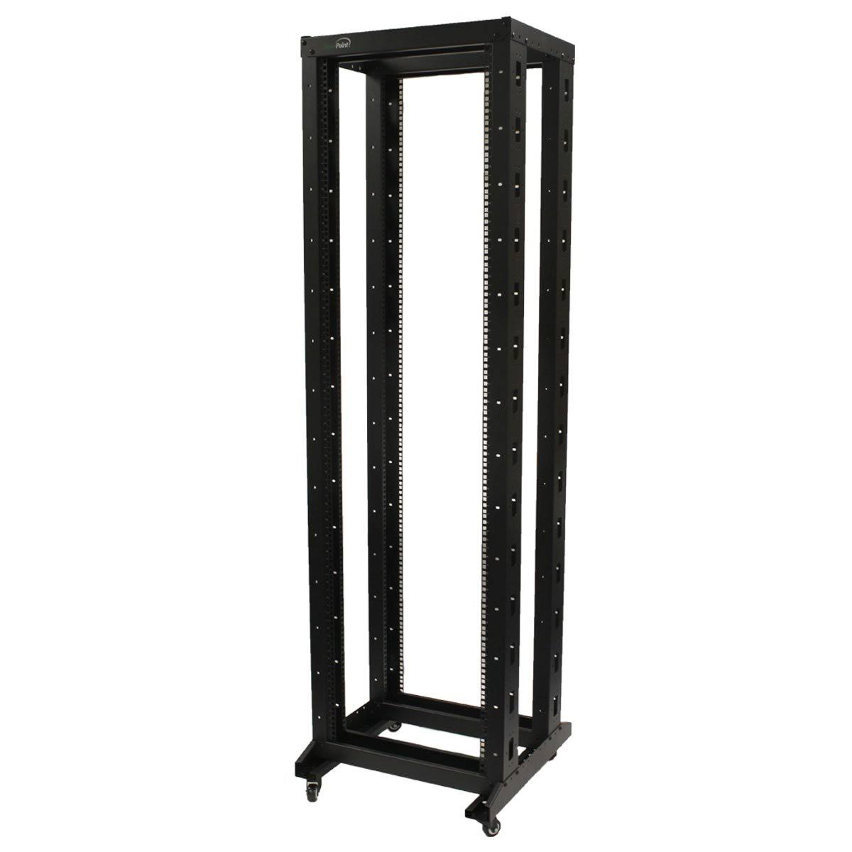 42U 4-Post Open Frame Server Rack with Casters Z615249