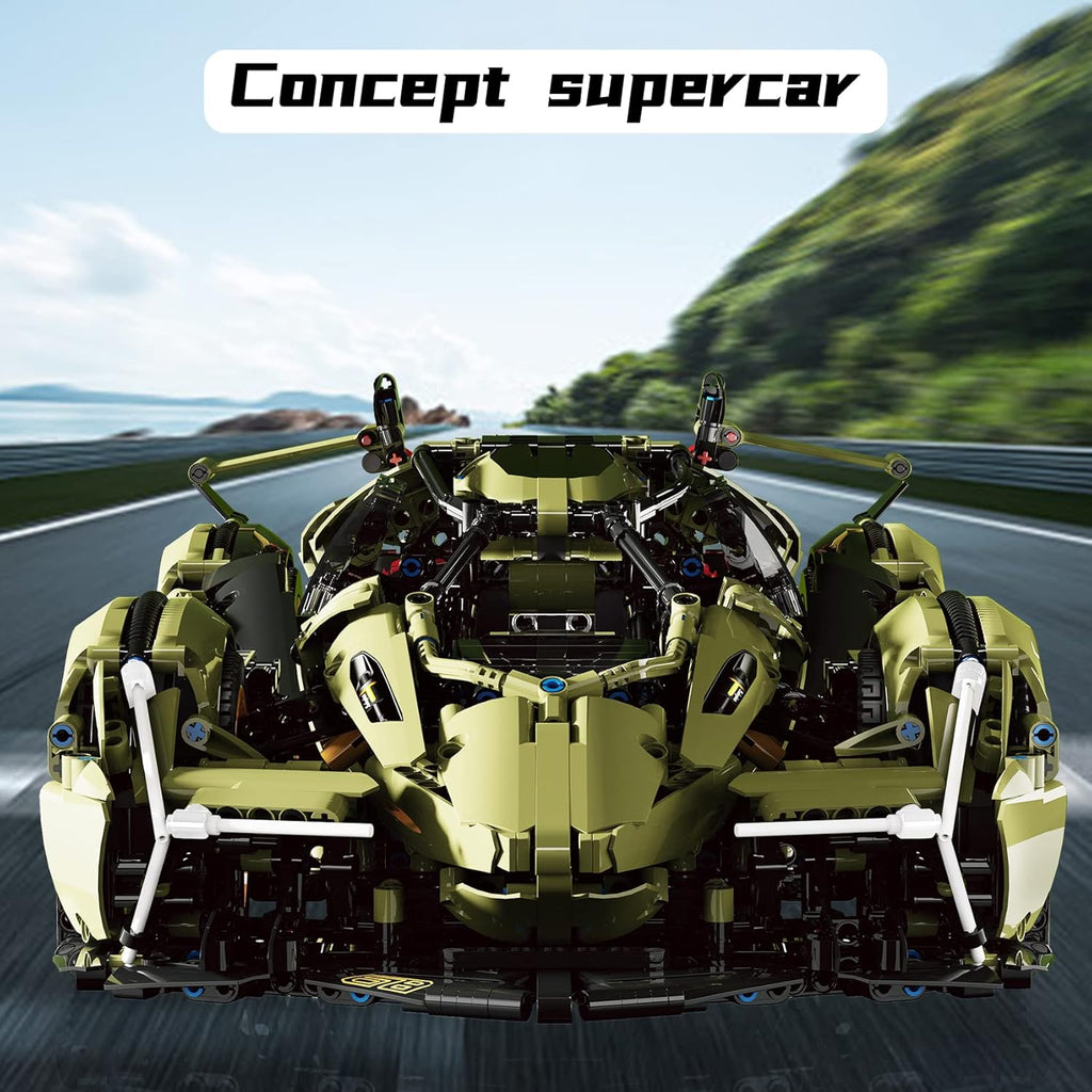 2572 Pieces Sports Car Building Block Set E960