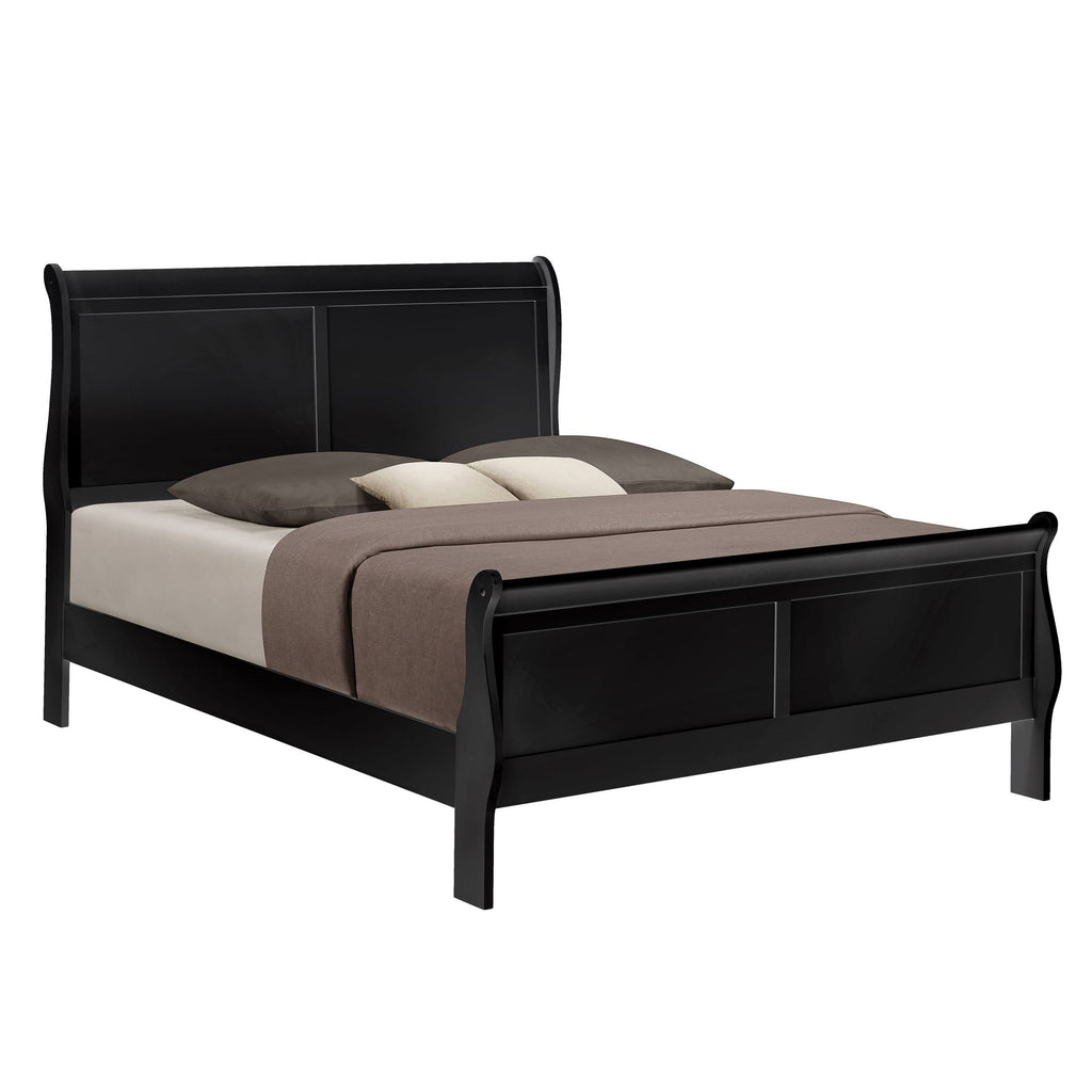 Queen Cappuccino Sleigh Bed V659299